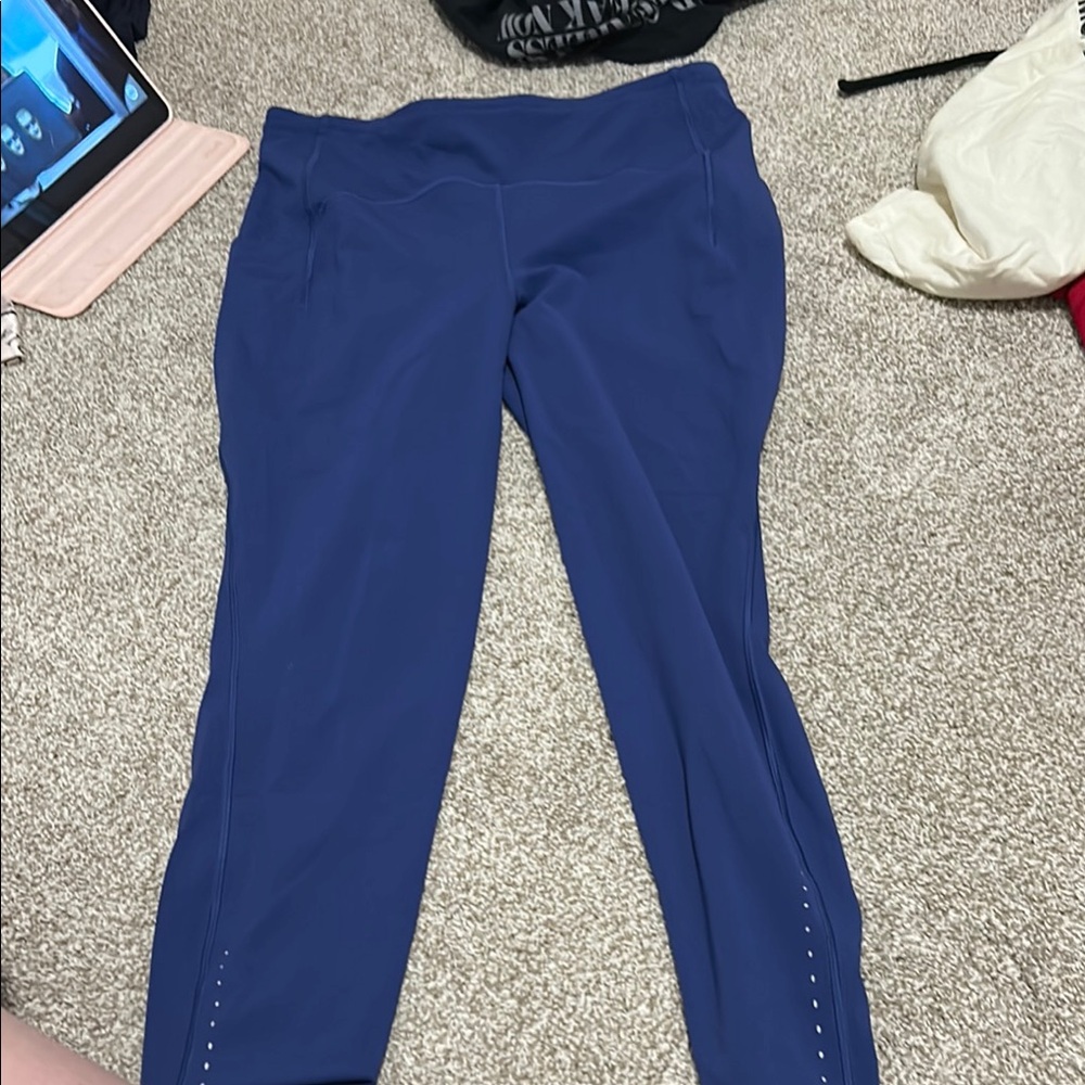 lululemon athletica Blue Leggings
